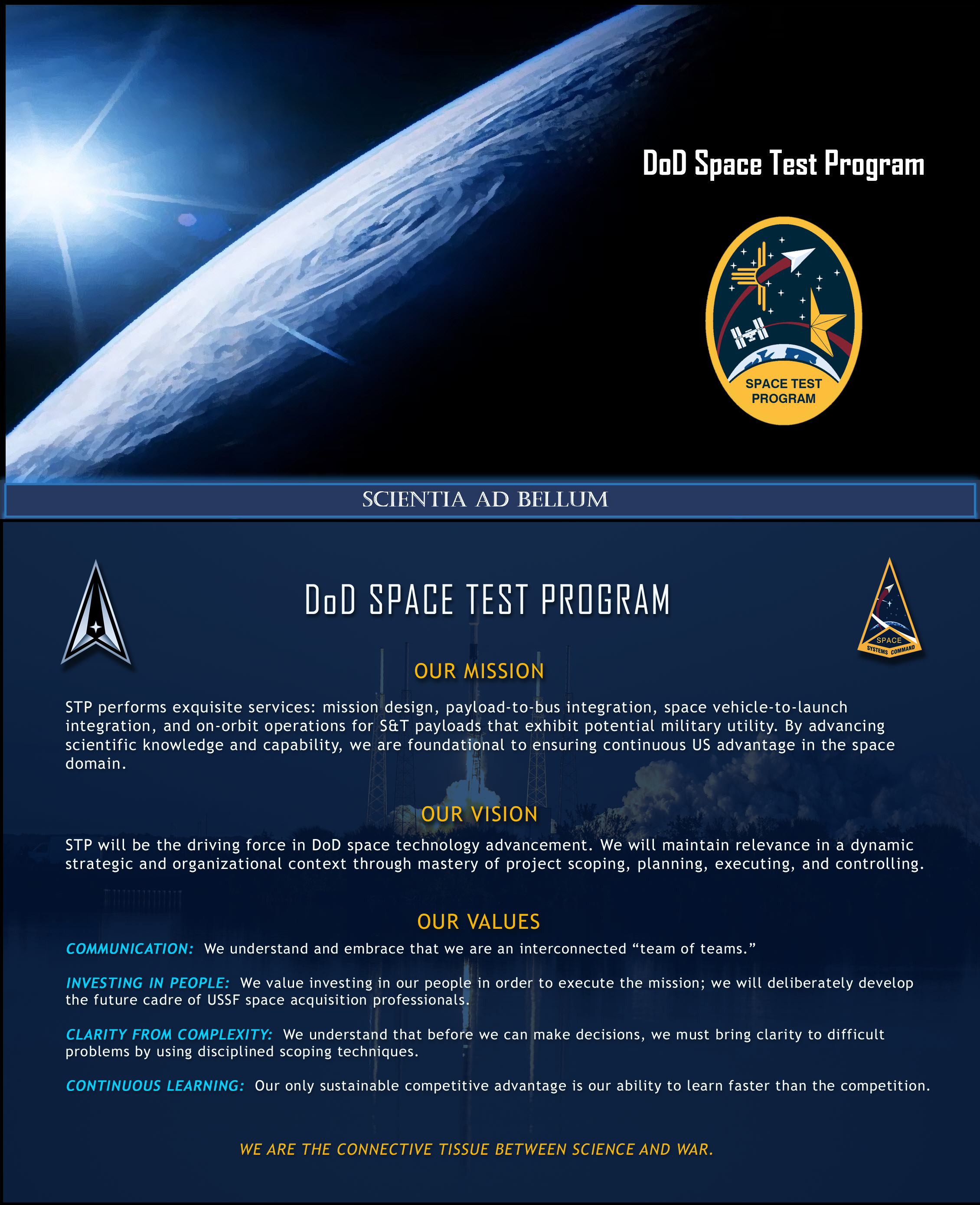 DOD Space Test Program graphic